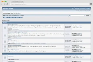BitcoinTalk Forum Screenshot