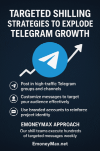 Active Telegram community growth by EmoneyMax