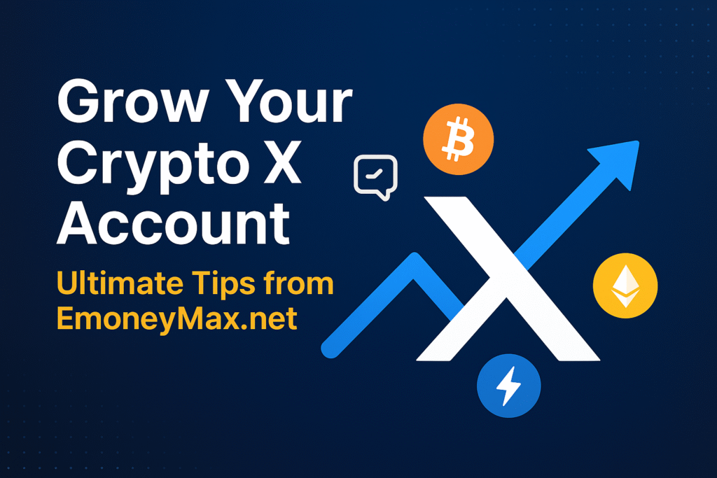 Grow Crypto X Account | Ultimate EmoneyMax Tips