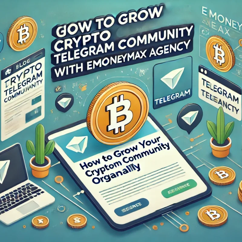 Grow Crypto Telegram Community with EmoneyMax.net