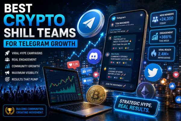 best crypto shill teams driving Telegram growth and Web3 community engagement