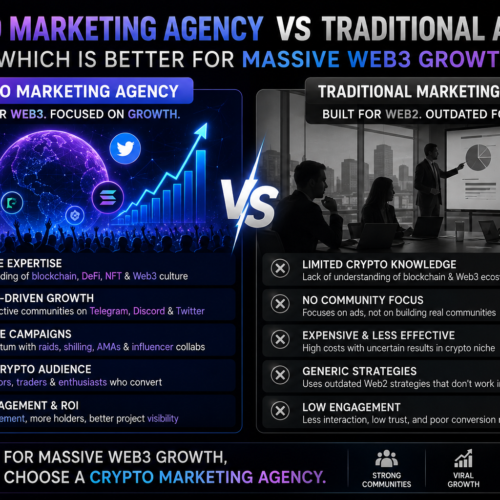 crypto marketing agency compared with traditional marketing agency for Web3 growth