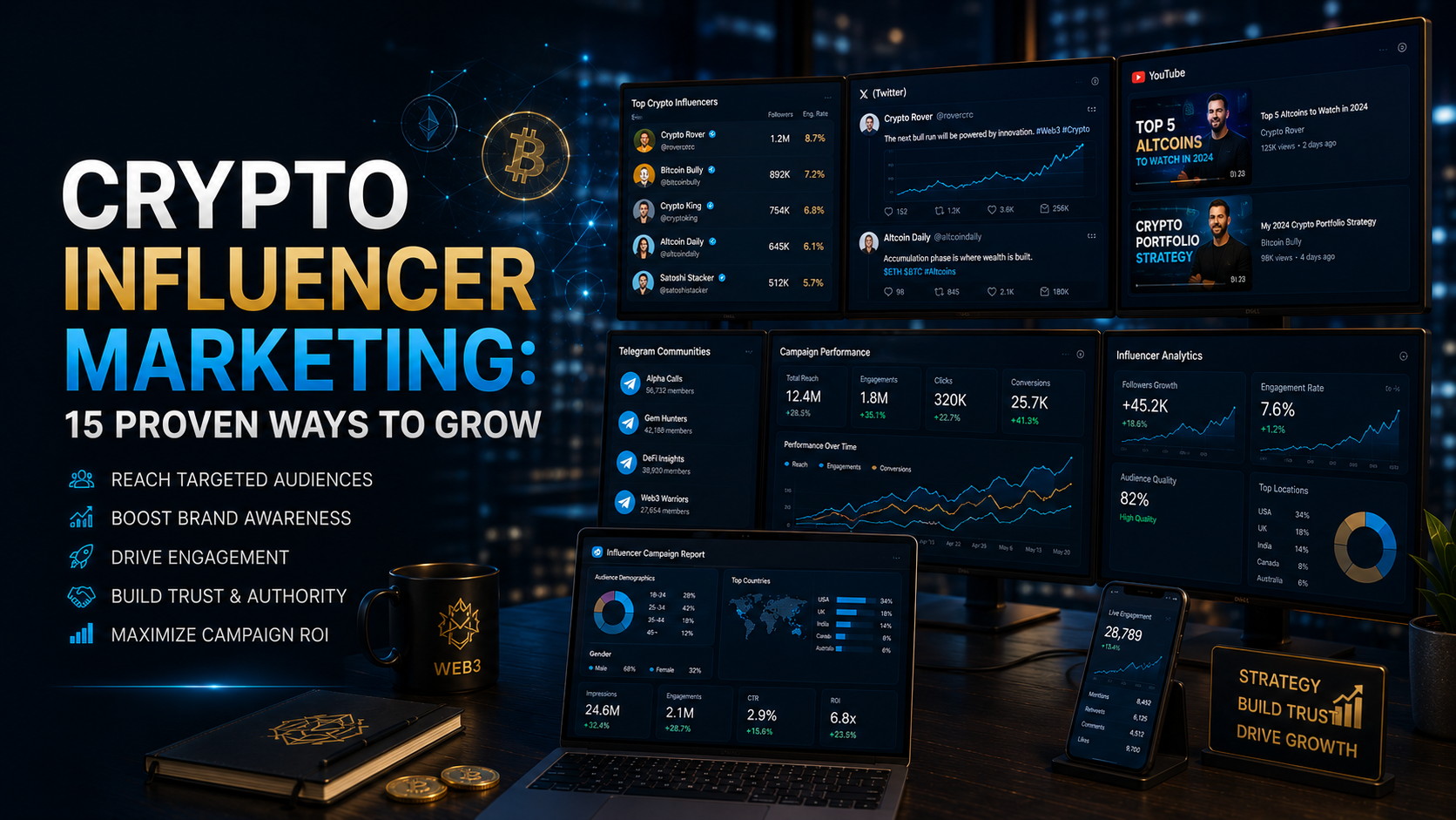 Crypto Influencer Marketing: 15 Proven Ways to Grow