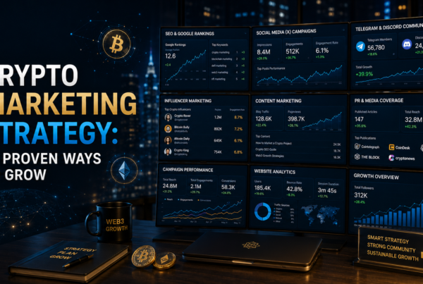 Crypto marketing strategy for blockchain and Web3 projects