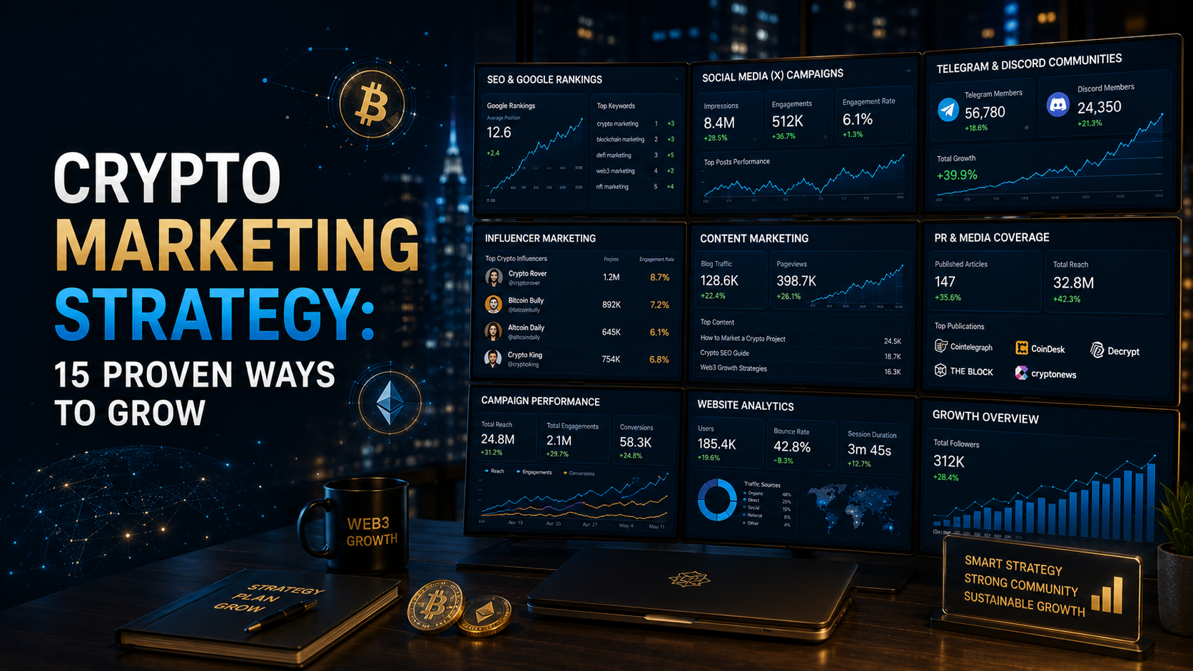 Crypto Marketing Strategy: 15 Proven Ways to Grow