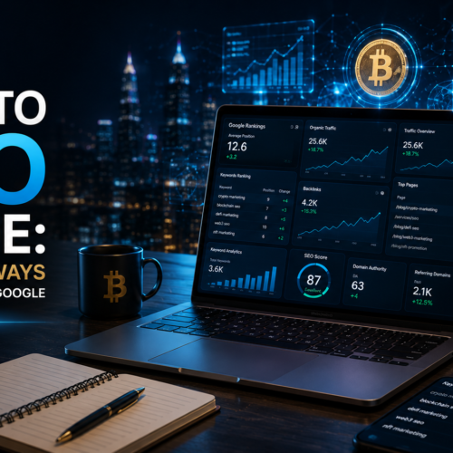 Crypto SEO strategy for blockchain websites