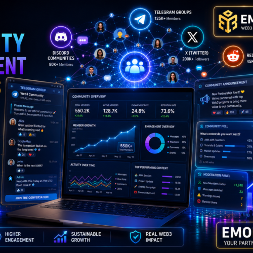 Crypto community management strategies for growing an active Web3 community