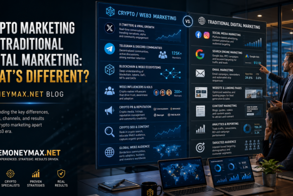 Crypto marketing compared with traditional digital marketing