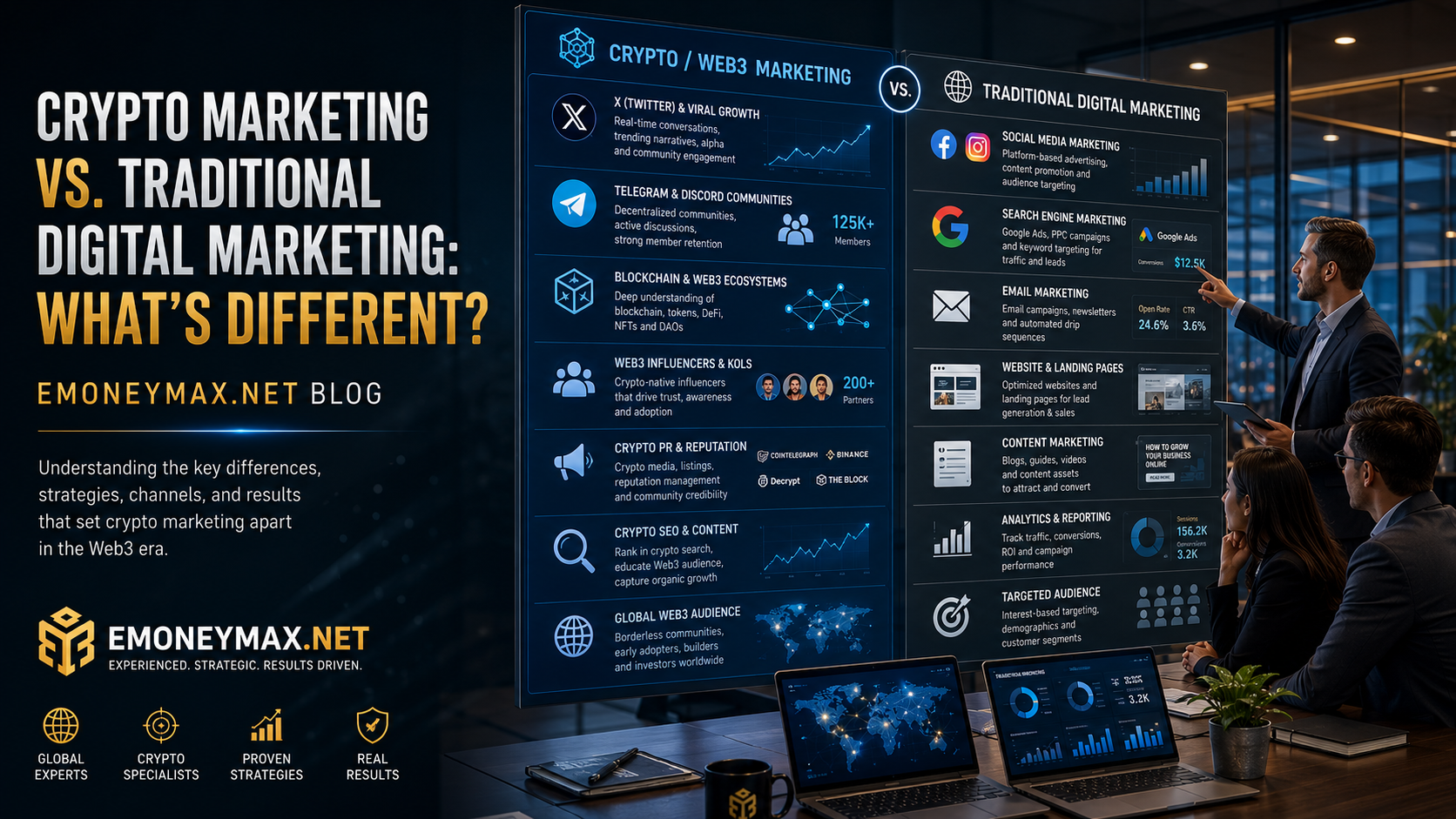 Crypto Marketing vs Digital Marketing: The Ultimate Guide to the Key Differences